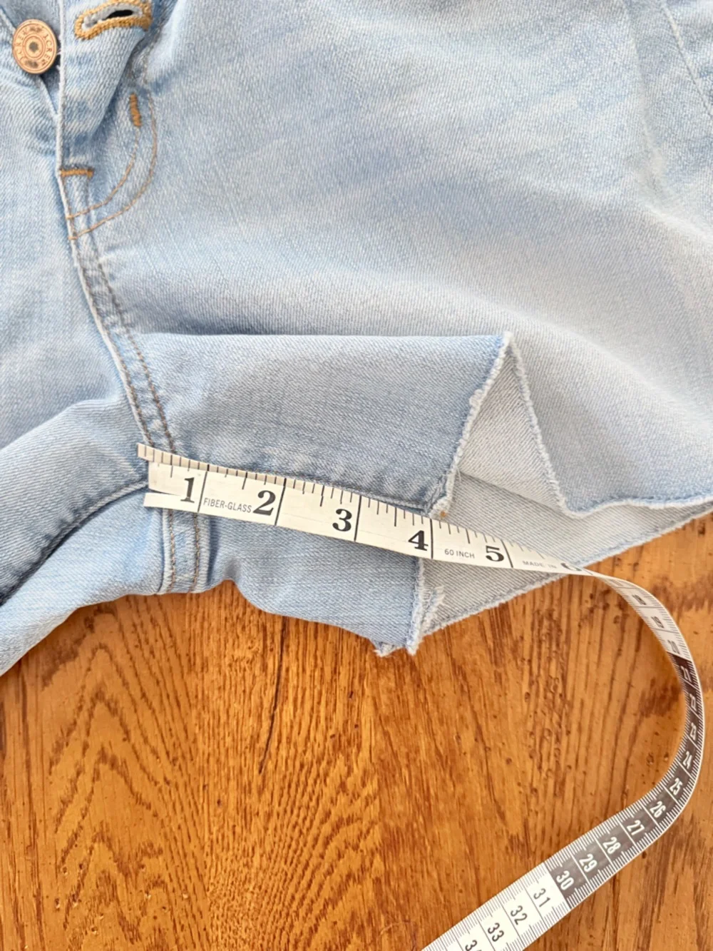 J. Crew  Denim Button-Fly Shorts - Picture 6 of 8